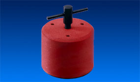 AlNiCo 500 Pot magnets with release 