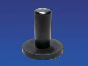 Rubber coated magnetic block with handle